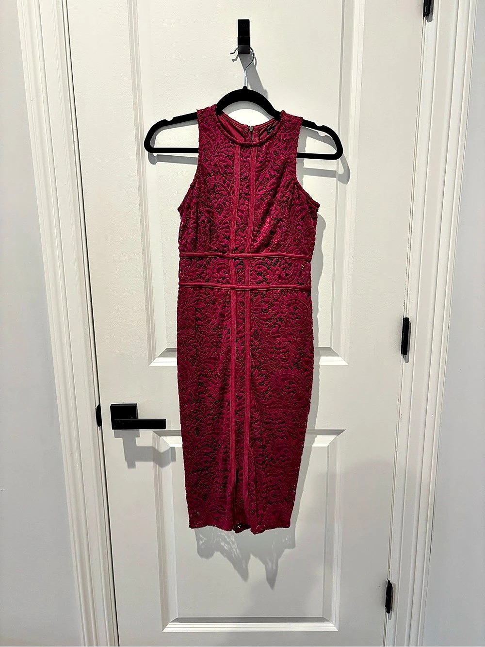 Material Girl Floral Lace Midi Dress Size Medium